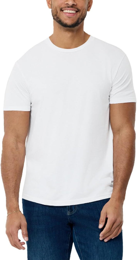 Mens T Shirt - Short Sleeve Crew Neck Soft Fitted Tees S - 4XL Fresh Classic Tshirts